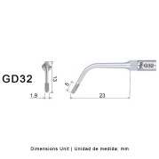 INSERT TALLADO EPAULE GD32 POUR SATELEC