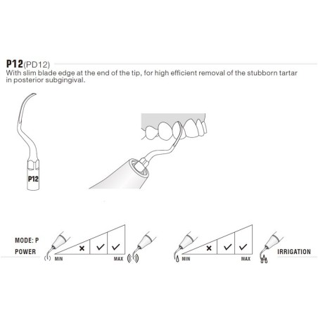 INSERT PERIO P12 COMPATIBLE EMS