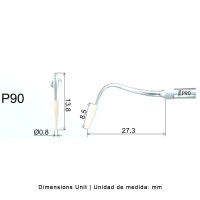 INSERT PROFI-IMPLANTS P90 POUR EMS