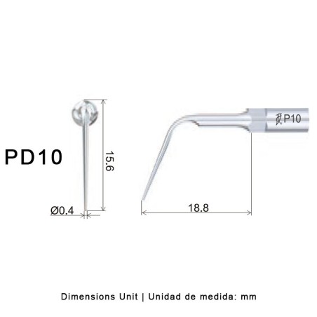 INSERT PERIO PD10 POUR SATELEC