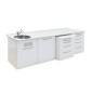 ENSEMBLE 4 MOD MOBILIER "TECHNOFLUX-ZILFOR" (LAVABO A IZQ)