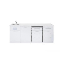 ENSEMBLE 4 MOD MOBILIER "TECHNOFLUX-ZILFOR" (LAVABO A IZQ)