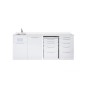 ENSEMBLE 4 MOD MOBILIER "TECHNOFLUX-ZILFOR" (LAVABO A IZQ)