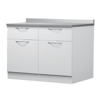 ENSEMBLE MOBILIER AUXILIARE METALLIQUE ZILFOR, SOBRE ACIER INOX