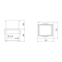 POLISSEUR MAGNETICA ESTMON MT-300 (0.5CV) AVEC EXTRACTEUR