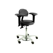 CHAISE ERGO SUPPORT POUR  UTILIZ DE MICROSCOPIO. INCLIN. NOIR (K05)