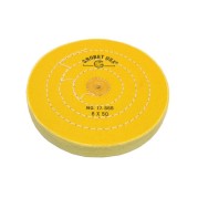 DISQUE GROBET COTON JAUNE 150 MM. DIAM. 50 Feuilles (17.555)