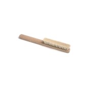 BROSSE CHEVEUX CHEVRE BLANC POUR ENJABONAR MANCHE BOIS ASTRO