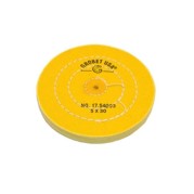 DISQUE GROBET COTON JAUNE 125 MM. DIAM. 30 Feuilles (17.54003)