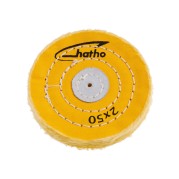 DISQUE HATHO COTON JAUNE 50x15  MM 50 Feuilles