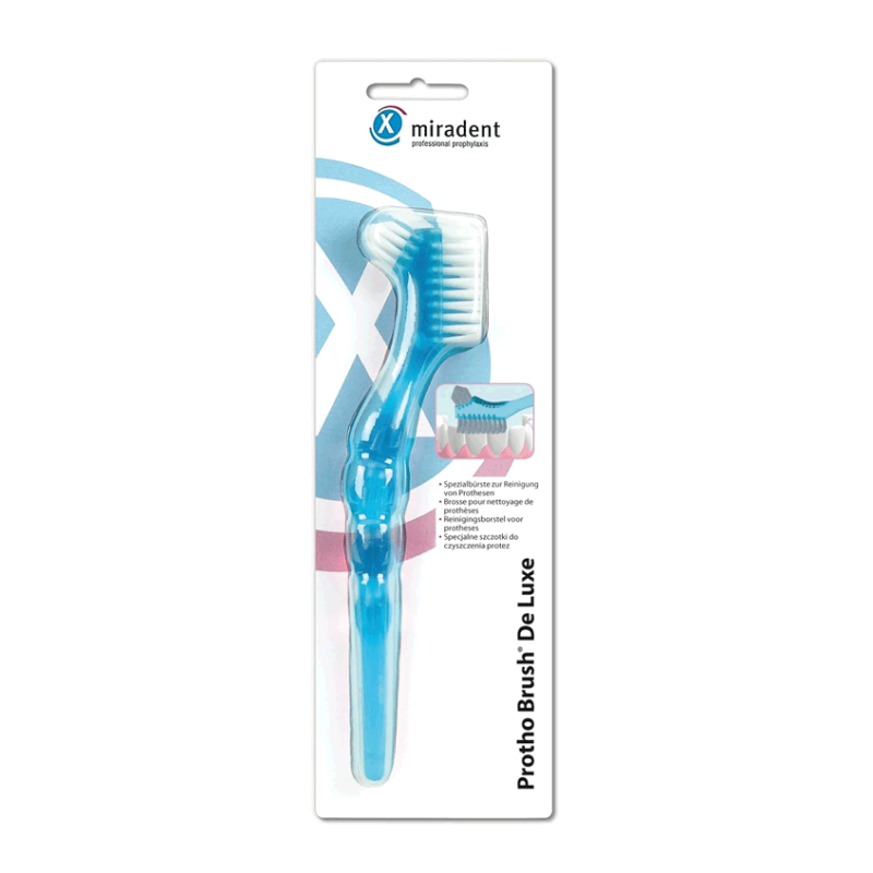 BROSSE DENTAIRE POUR PROTHESES PROTHO BRUSH DE LUXE