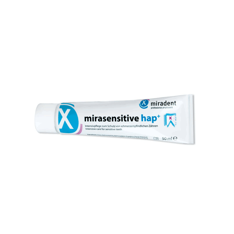 PATE A DENTAIRE POUR DENTS SENSIBLES MIRASENSITIVE HAP+ 50 ml