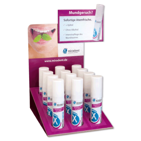 HALITOSIS SPRAY MIRADENT 12 x 15 ml