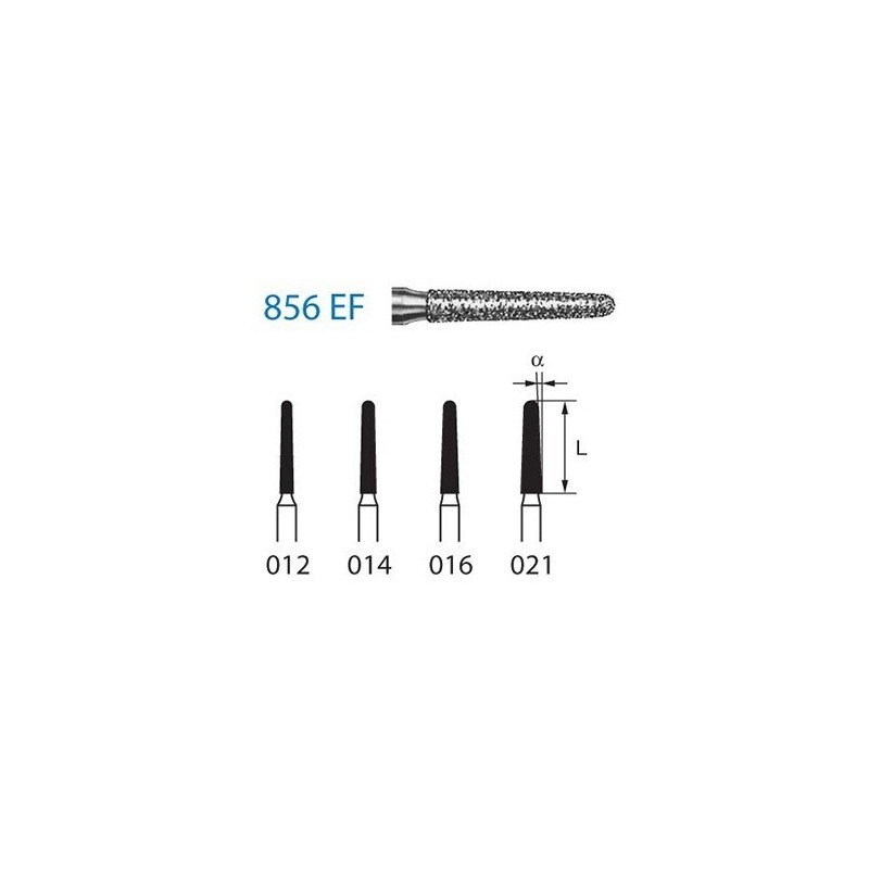 FRAISE DIAMANT 856EF-314 FG 5 unites