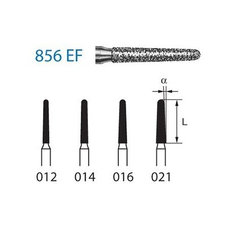 FRAISE DIAMANT 856EF-314 FG 5 unites