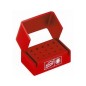 PORTE FRAISES A100R.000 ALUMINIUM ROUGE (10fg/5ca)