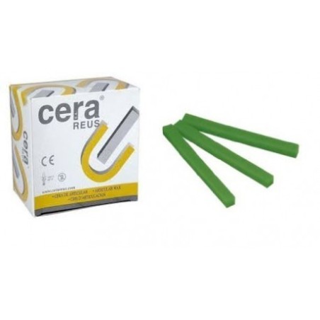 CIRE VERT BARRES 1*10cm 50 Unites