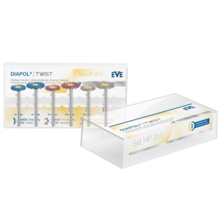 POLISSEUR DIAPOL TWIST HP SET 311 6 Unites