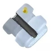 BRACKET CERAMIQUE NANO FENTE METAL ROTH U/L CROCHET EN 3