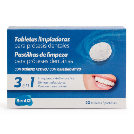 TABLETAS LIMPIADORAS PROTHESES DENTAIRE 30 unites