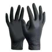 ID GANTS DE NITRILE NOIRS 100 Unites