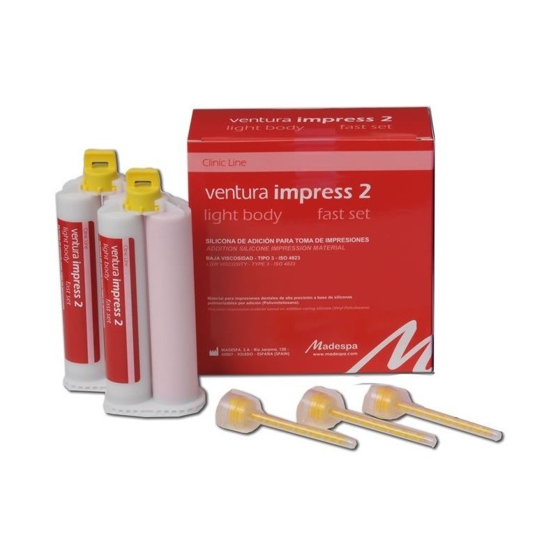 SILICONE VENTURA IMPRESS 2 LIGHT BODY FAST 4 x 50 ml