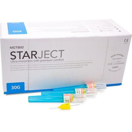 AIGUILLE STARJECT 30G 0.3x12mm 100 unites MCT-BIO