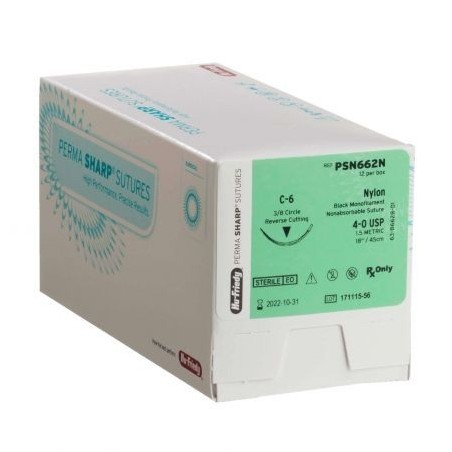 SUTURE NYLON C-3 3/8 12 unites