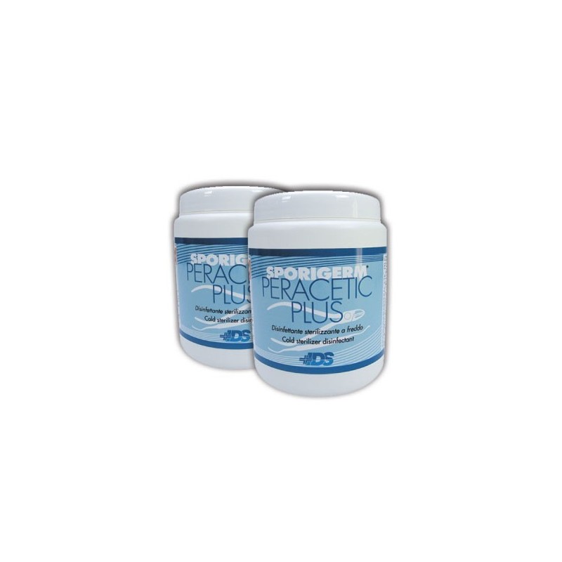 SPORIGERM PERACETIC PLUS Desinfección en frío 2 x 500 g.