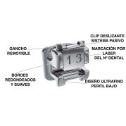 BRACKETS AUTOLIGATURE PASSIF KIT BERLÍN 022 MBT 20 Pieces