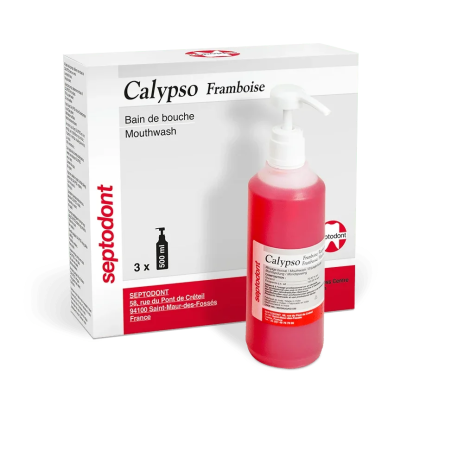 CALYPSO BAIN DE BOUCHE FRAMBOISE 3 BOTES 500 ml