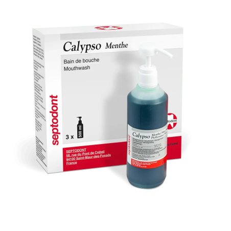 CALYPSO BAIN DE BOUCHE MENTHE 3 BOTES 500 ml