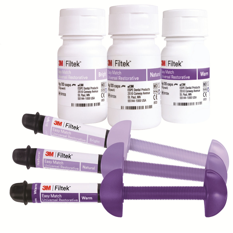 FILTEK EASY MATCH KIT INTRO SERINGES 3x4g