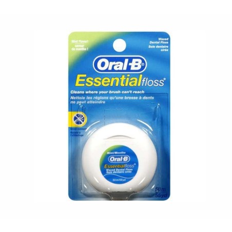 ESSENTIAL FLOSS SOIE DENTAIRE AVEC CIRE 50m