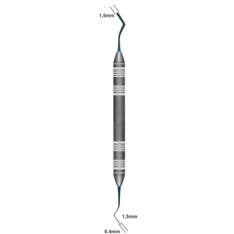 SPATULE COMPOSITE FLEXIBLE HEIDEMAN BLUE 1,5 mm