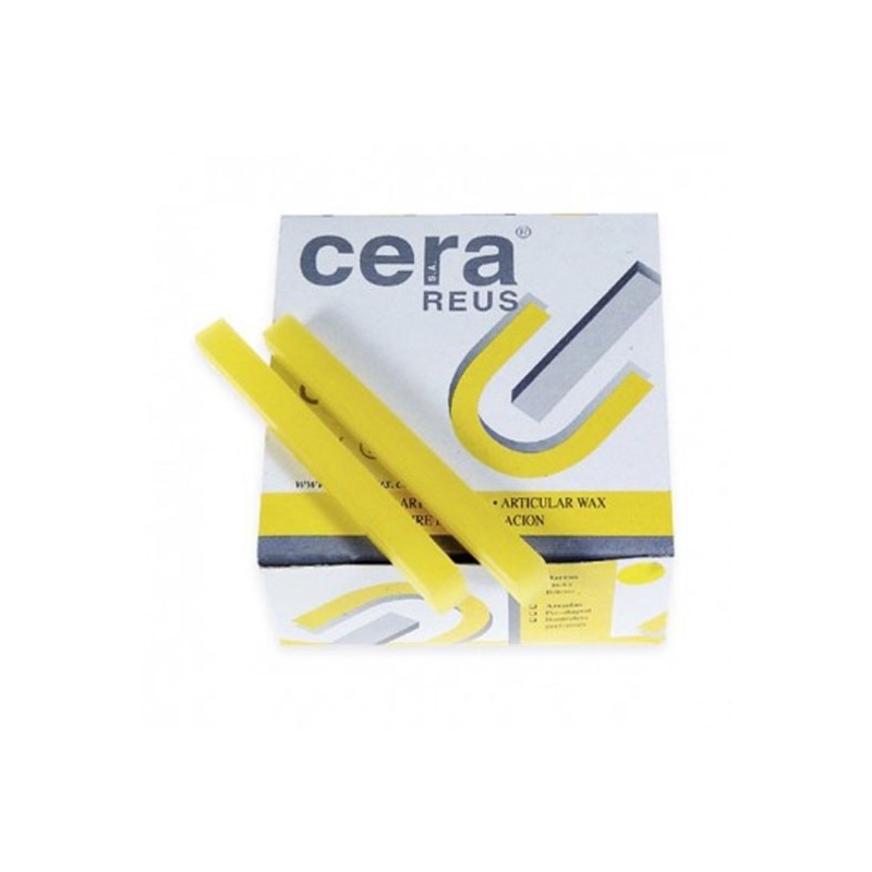 CIRE ARTICULER JAUNE BARRE 100mm 500g 50 Unites REUS