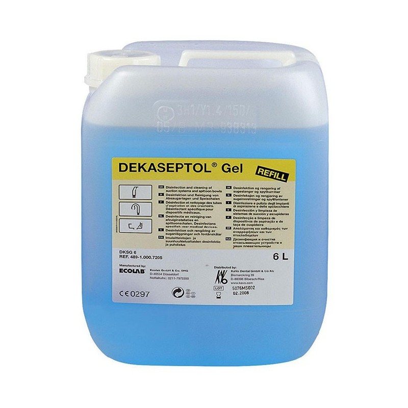 DEKASEPTOL GEL DESINFECTION ASPIRATION 6L