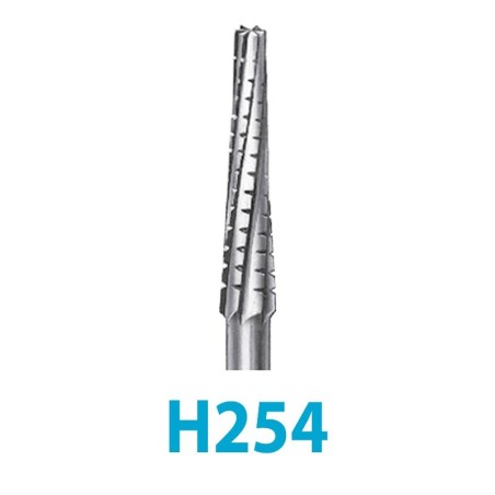 Fraises Tungstene Turbine Quirúrgica H254-010 Cortador Hueso (Dentado) 5 Unites