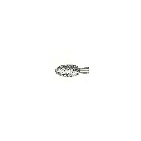 Fraises Diamant Turbine Grain Moyen 379-023 Ovale 5 Unites