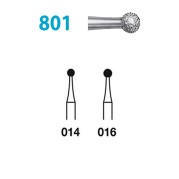 Fraises Diamant 801 014-016 Contre Angle Rond 5 Unites