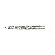 Fraises Diamant Turbine Grain Moyen 864-014 Flamme Extra Long 5 Unites