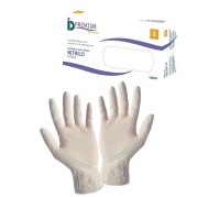 GANTS NITRILE SANS POUDRE BLANC 100 Unites