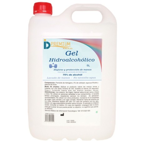 ID GEL HYDROALCOHOLIQUE DESINFECTANT DE MAINS 5L