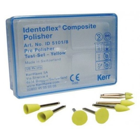 IDENTOFLEX COMPOSITE POLISHER DISQUE JAUNE 12 Unites