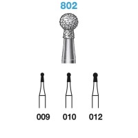 Fraises de diamant de Turbine et de grain moyen. Modèle : Rond de Col Recover. Encadré de 5 Unites