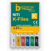 LIMES K-FILE NITI ID 21 mm. 6 Unites